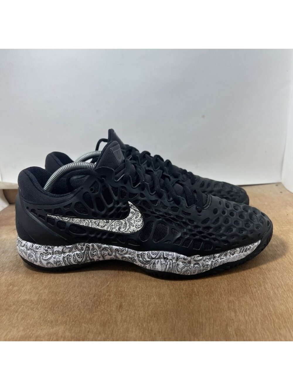 Nike Air Zoom Cage 3 HC 'Rococo Pattern' Mens Size 11 Tennis Shoes Rafa Nadal